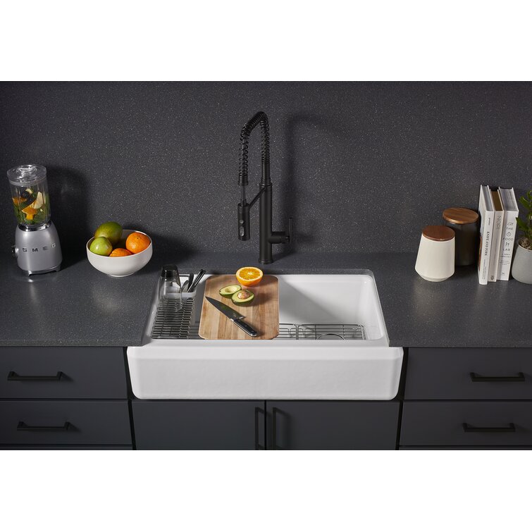 Kohler Riverby Undermount Single-Bowl Farmhouse Workstation